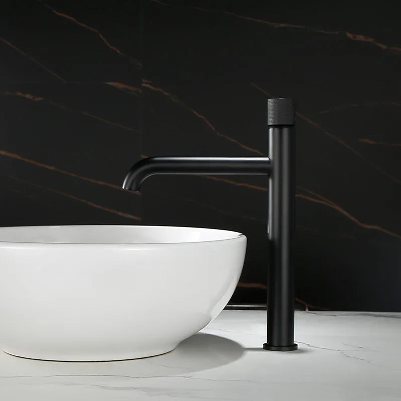 Decorbites™ Gebürsteter Gold Beckenarmatur - Einhebel, Aufsatzmontiert Kalt- und Warmwassermischer