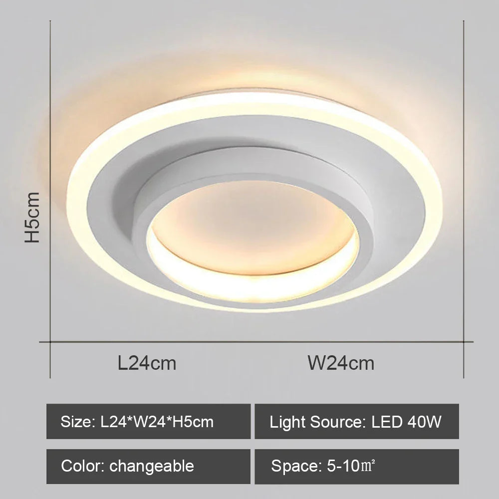 Decorbites™ LED-Deckenleuchte für modernes Wohnzimmer- und Schlafzimmerbeleuchtung