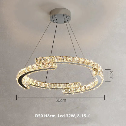 Decorbites™ Kristall-LED-Hängeleuchten Chromstahl Moderne Luxusarmaturen