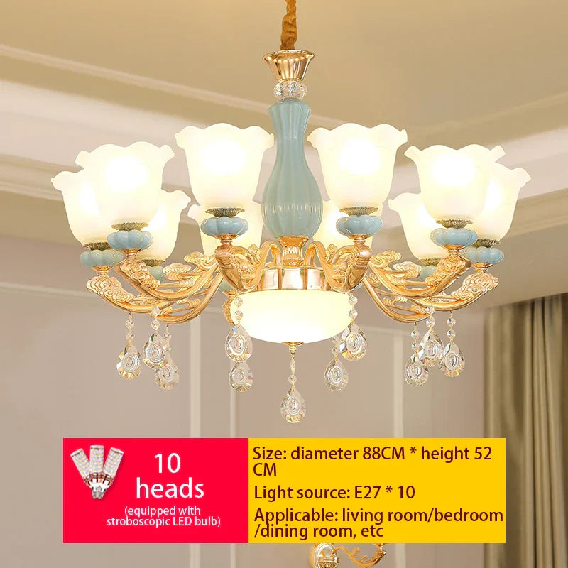 Modern European Chain Chandelier