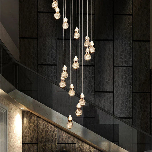 Decorbites™ Kürbisgeformte LED-Hängeleuchte für modernes minimalistisches Wohnzimmer