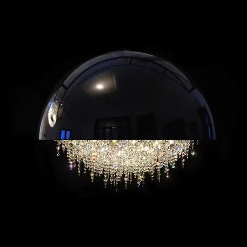 Decorbites™ Kristall-Quaste-Eisen-Kronleuchter: Luxuriöse LED-Hängeleuchte für Wohnzimmer & Restaurant