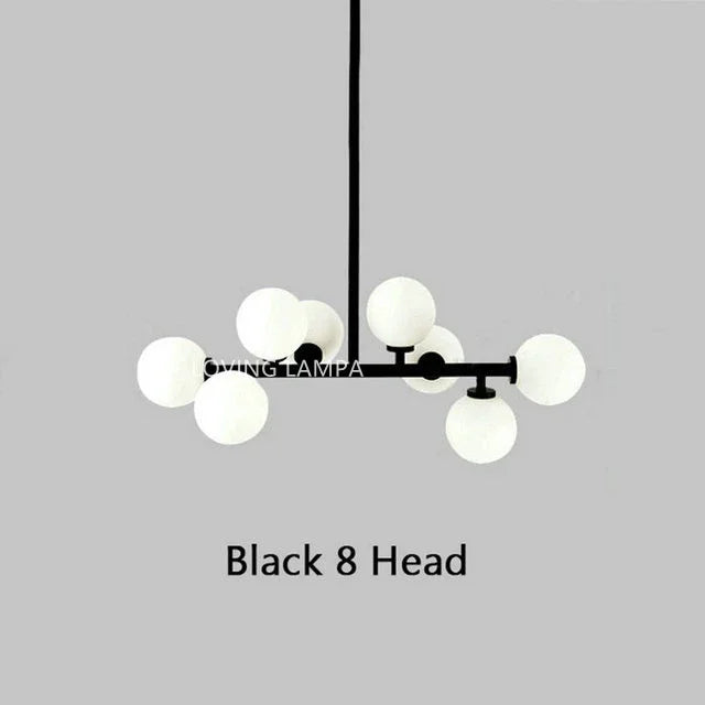 Decorbites™ Glas-Kugeln-LED-Hängelampe, moderne runde Design für Heimdekoration-Beleuchtung