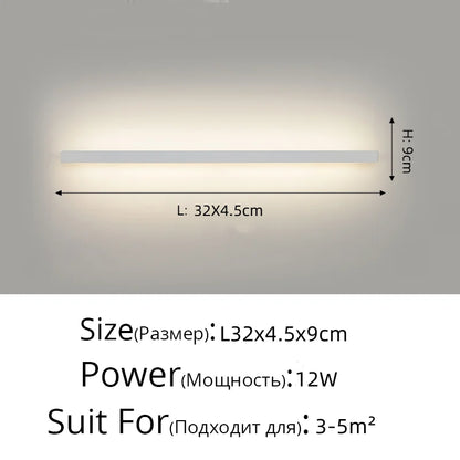 Decorbites™ Acryl-LED-Wandleuchten mit Haken für Schlafzimmerregale & Hintergrundwanddekoration