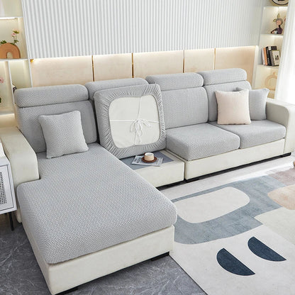 Decorbites™ Jacquard-Samt-Sofabezug - Polarfleece-Dehnbare Schoner