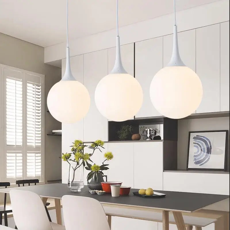 Decorbites™ Glas-Kugelleuchte – Moderne nordische LED-Beleuchtung für Wohnzimmer & Geschäft