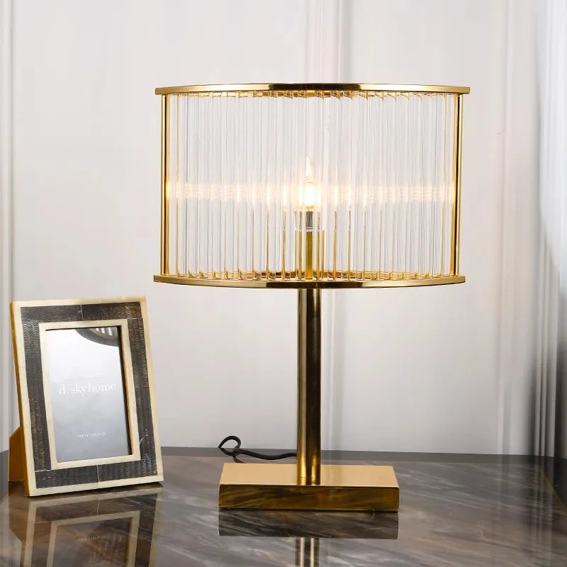 Decorbites™ Kristallbartischlampe Luxuriös Dimmbare 2700K Schreibtischleuchte Elegante Heimdekoration