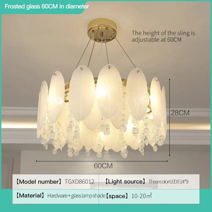 Decorbites™ Sahne-Wind-LED-Kronleuchter für das Schlafzimmer, Wohnzimmer und Kinderzimmer