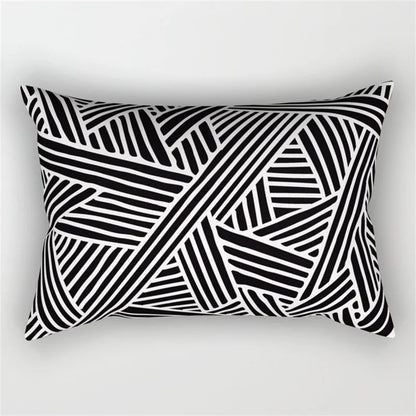 Decorbites™ Geometrisches Wellenlinien-Taljen-Kissenbezug-Set