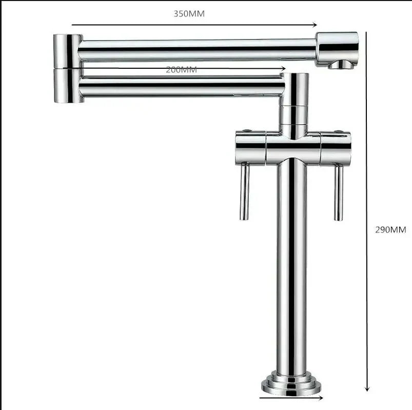 Brass Deck Kitchen Faucet