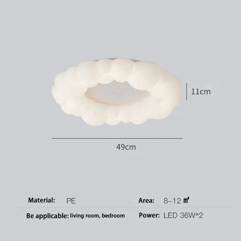 Decorbites™ Cloud LED-Kronleuchter Moderne Nordische Deckenlampe Ringbeleuchtung
