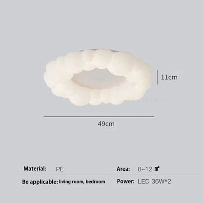 Decorbites™ Cloud LED-Kronleuchter Moderne Nordische Deckenlampe Ringbeleuchtung