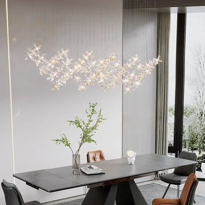 Decorbites™ Kristall-LED-Kronleuchter: Moderne Luxus-Blütenförmige Dekorationsbeleuchtung