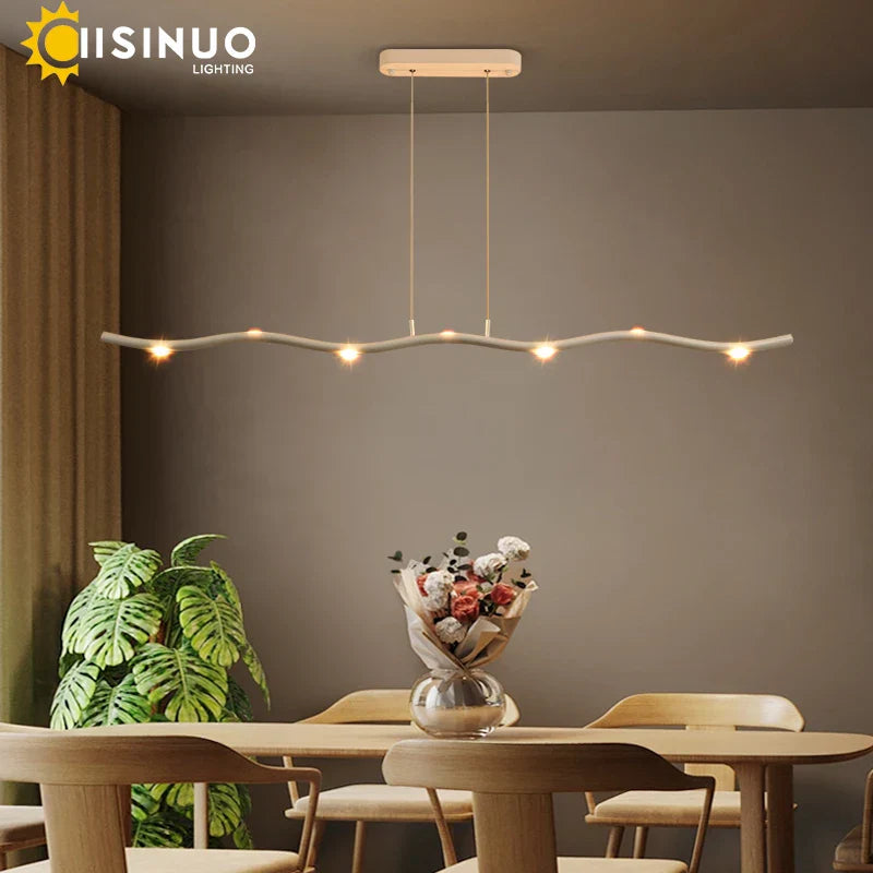 Decorbites™ LED-Wellen-Hängeleuchte für Büro, Esszimmer und Wohnzimmer-Dekoration