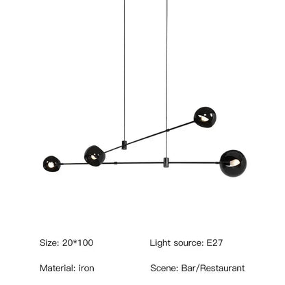 Decorbites™ LED-Kronleuchter: Moderne Designer-Pendantleuchten für Wohnzimmer, Esszimmer, Küche.