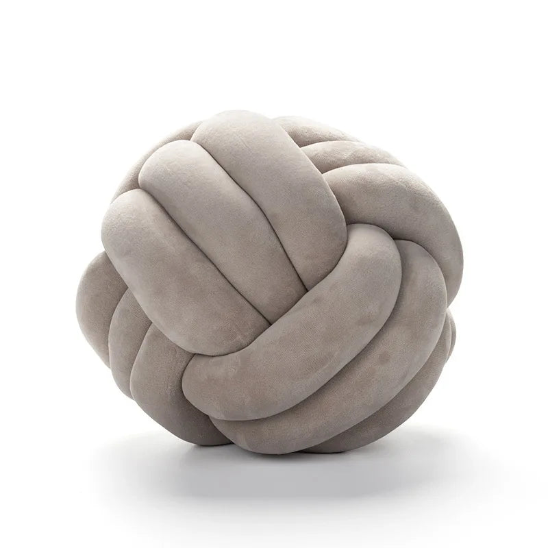 Plush Knot Ball Pillow 28cm Japanese Style