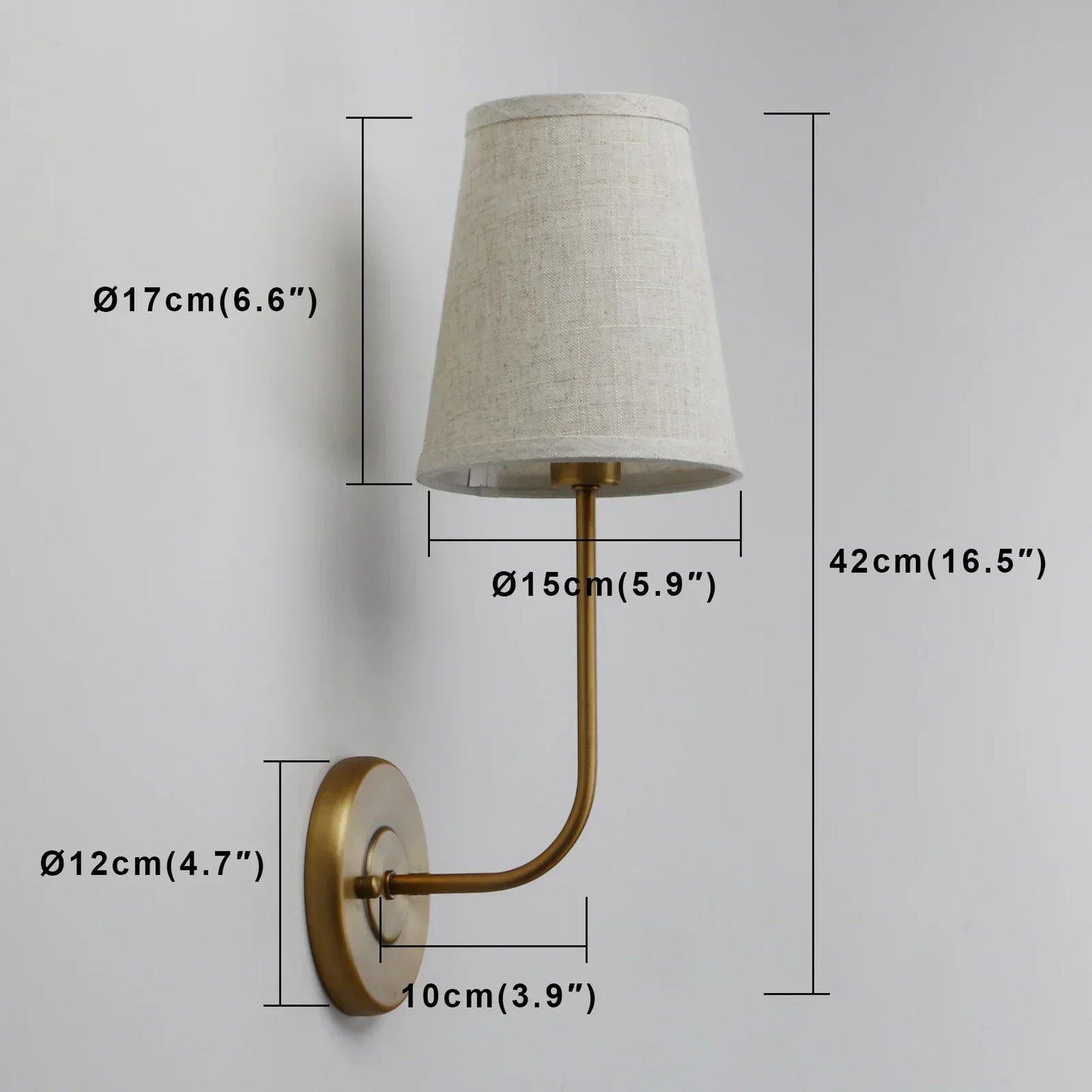 DecorBites™ Industrial Wall Lamp Set of 2 for Classic Country Style Bedrooms