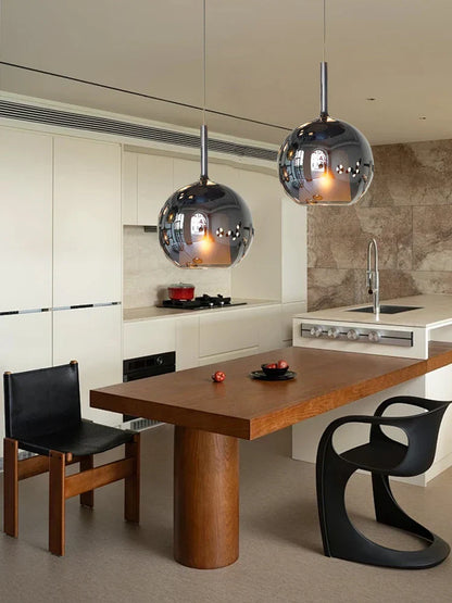 Decorbites™ Glas-Kugelleuchter: Italienische Designer-Hängeleuchte für Esszimmer, Kücheninsel