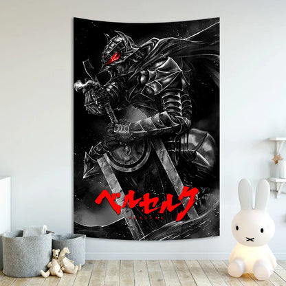 DecorBites™ Berserk Sacrifice Tapestry Hanging for Home, Bar, Cafe | Aesthetic Wall Decor