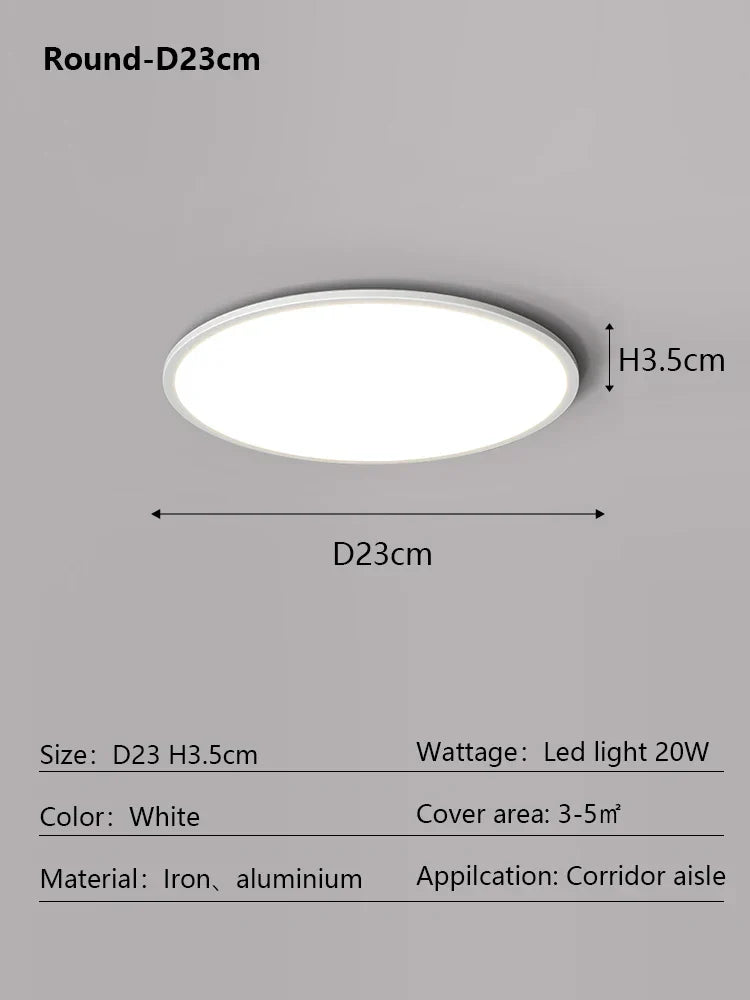 Decorbites™ LED-Deckenleuchte: Modernes minimalistisches rechteckiges Design für Wohnzimmer, Schlafzimmer, Innenbeleuchtung
