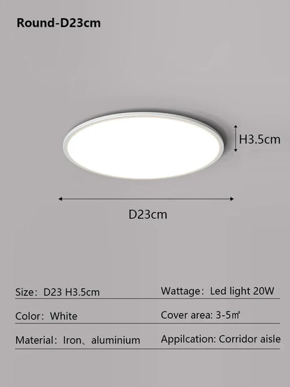 Decorbites™ LED-Deckenleuchte: Modernes minimalistisches rechteckiges Design für Wohnzimmer, Schlafzimmer, Innenbeleuchtung