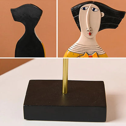Decorbites™ Abstrakte Menschenstatue Figur für Wohnzimmer Büro Dekoration
