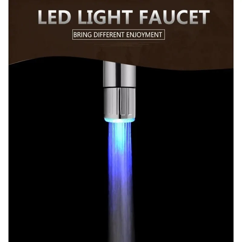 Decorbites™ LED-Wasserhahn-Aerator: Temperaturwechselndes Licht, wassersparendes Küchen- und Badezimmer-Zubehör