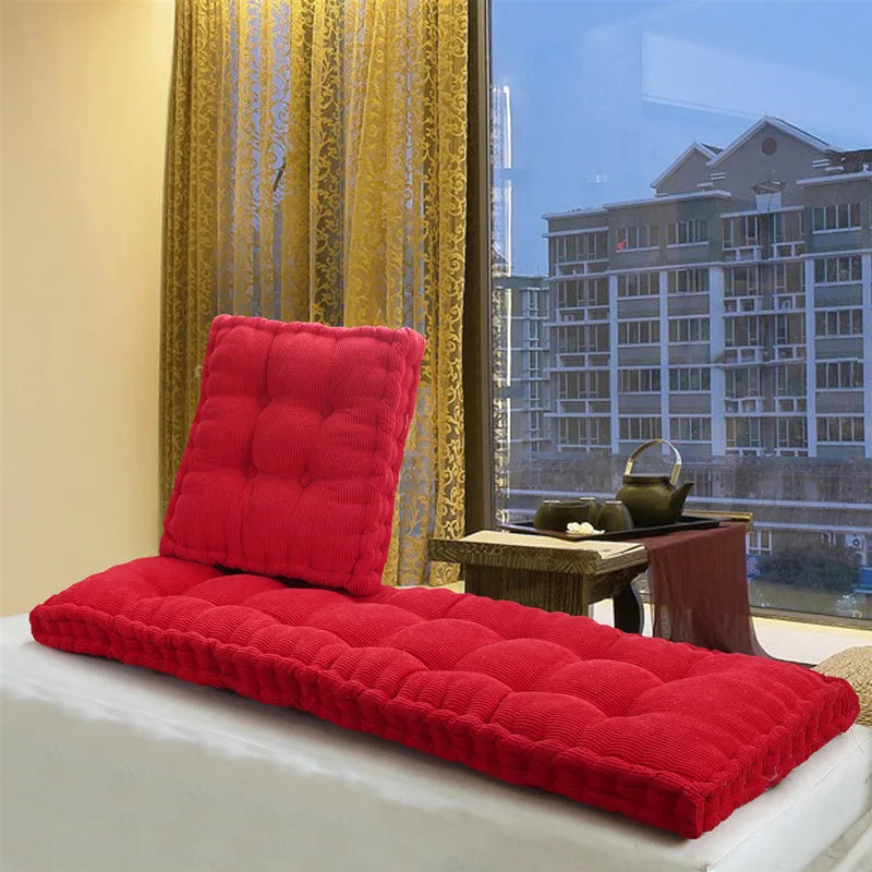 DecorBites™ Indoor Bench Seat Cushion for Backrest Chair Sofa - Thick and Long Pad