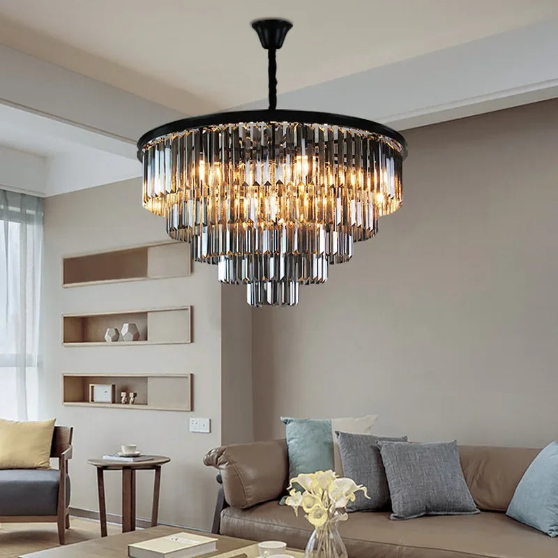 Decorbites™ Kristall-Gold-Lüster: Moderne Wohnzimmer-Schlafzimmer-Dekor-Beleuchtung
