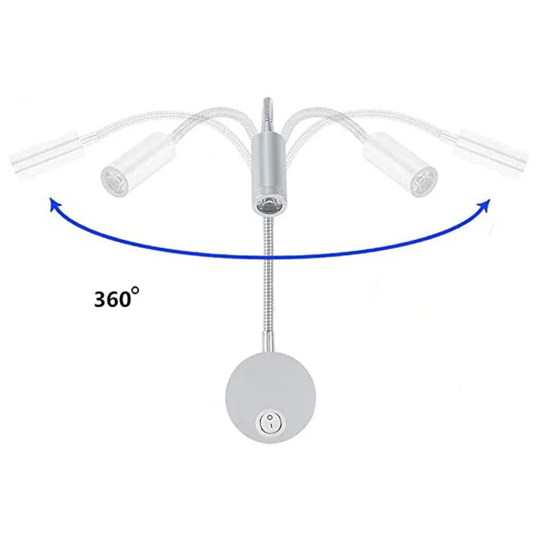 Decorbites™ LED Nachttisch-Wandleuchte 3W Leselampe Nachtlicht Armatur