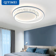 Gold Gray LED Chandelier