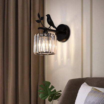 Decorbites™ Kristallvogel Wandlampe: Moderner Luxus für Wohnzimmer, Schlafzimmer und Flur