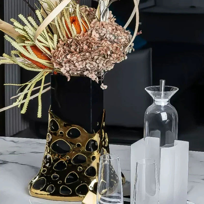 Decorbites™ Geometrische Acrylglas-Vase Tropfen Blütenarrangement Terrarien-Topf