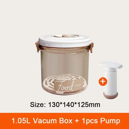 Decorbites™ Frische-erhaltender Vakuumbehälter: Großvolumiger Lebensmittelorganisator.