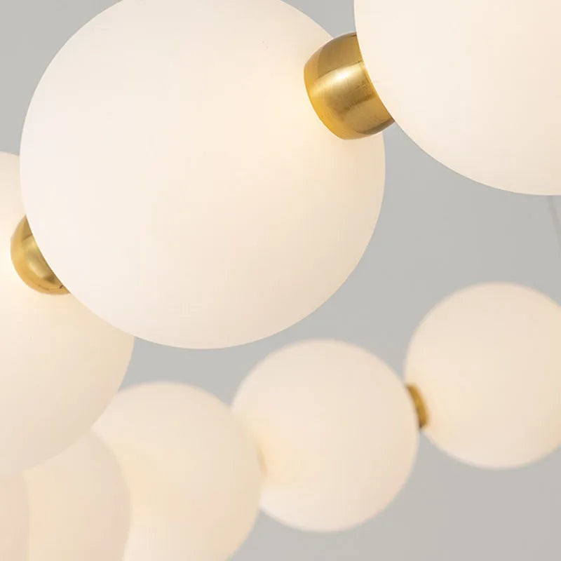 Gold Acrylic Ceiling Chandelier Dia102cm Bedroom