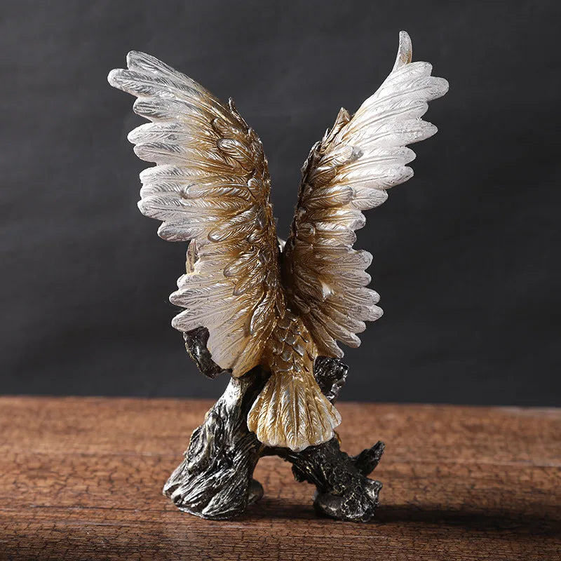 Gold Eagle Resin Figurines