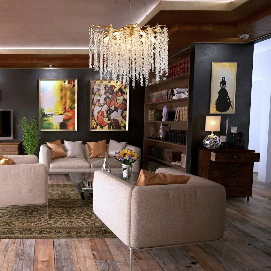 Decorbites™ Kristall-Quasten-Kronleuchter: Elegante Pendelleuchten für das Esszimmer
