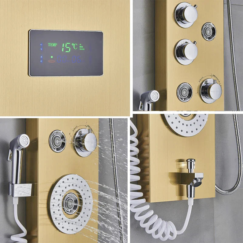 Blue LED Shower System
