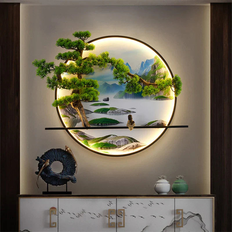 Gold Mural LED Sconce