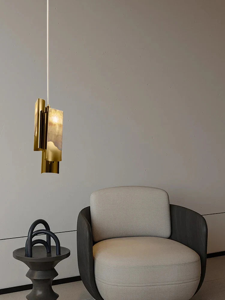DecorBites™ Italian Marble Pendant Lamp Gold 2025 - Luxury Dining Room Decor