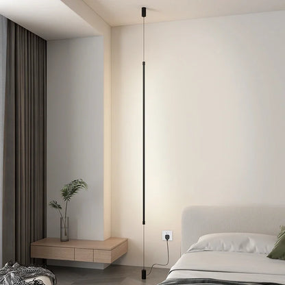 Decorbites™ Schwarz 120 cm LED Stehlampe Moderne Wohnraumbeleuchtung für Wohnzimmer Schlafzimmer Esszimmer