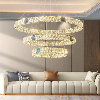 Decorbites™ Crystal-LED-Deckenleuchte: Moderne Edelstahl-Kronleuchter für Wohnzimmer, Schlafzimmer und Küche.