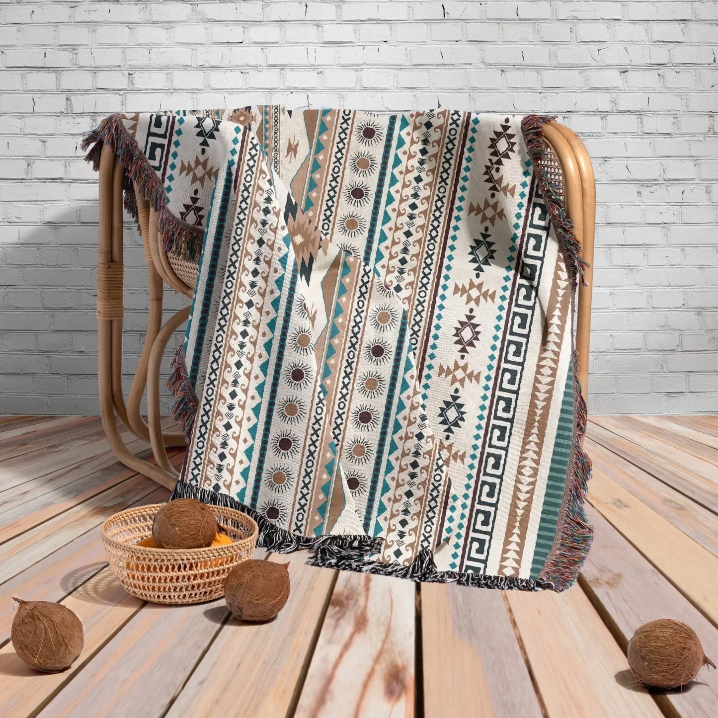 Decorbites™ Gemütliche Nordische Campingdecke und Sofabezug – Boho Outdoor-Linedecke für Heim- und Hoteldekoration