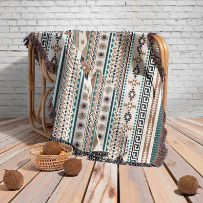 Decorbites™ Gemütliche Nordische Campingdecke und Sofabezug – Boho Outdoor-Linedecke für Heim- und Hoteldekoration