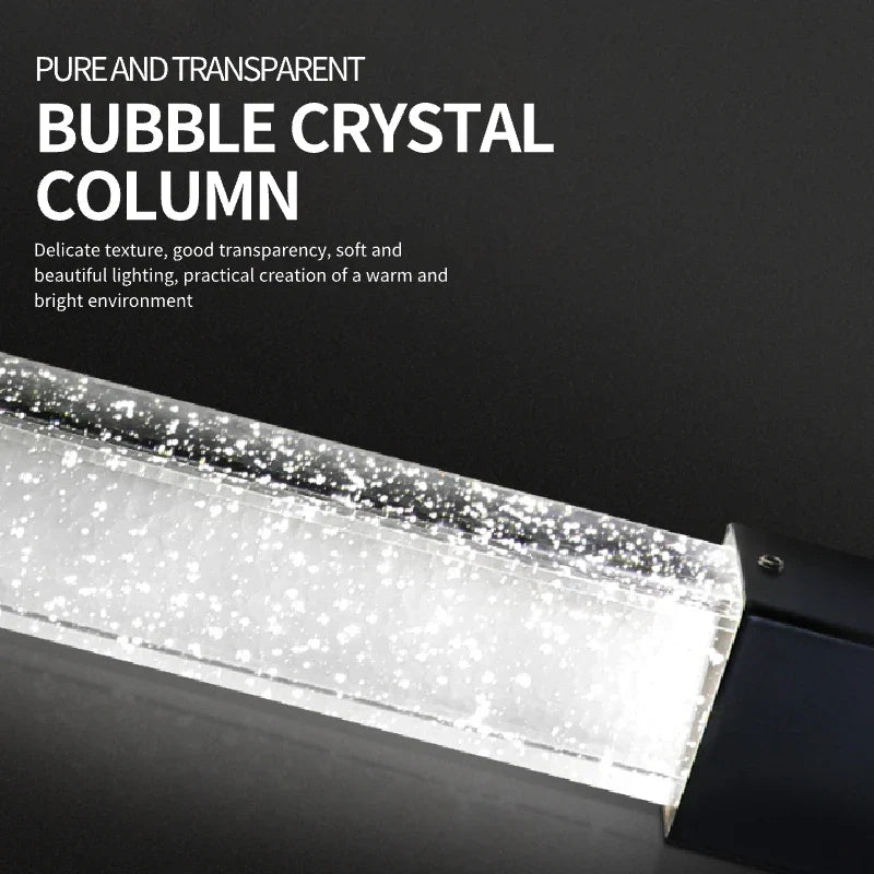 DecorBites™ Crystal Bubble Chandelier Pendant Light - Modern Staircase Hanging Fixture