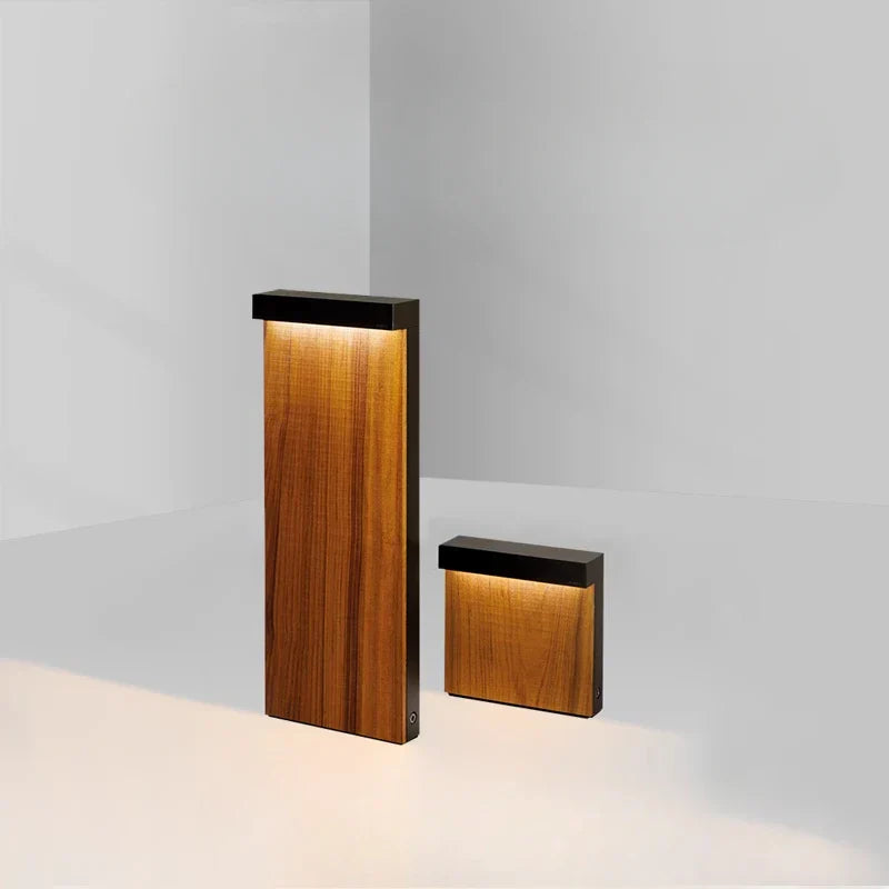 Decorbites™ LED-Holzmaserung Rasenleuchte – Wasserdichte Edelstahl Straßenslampen