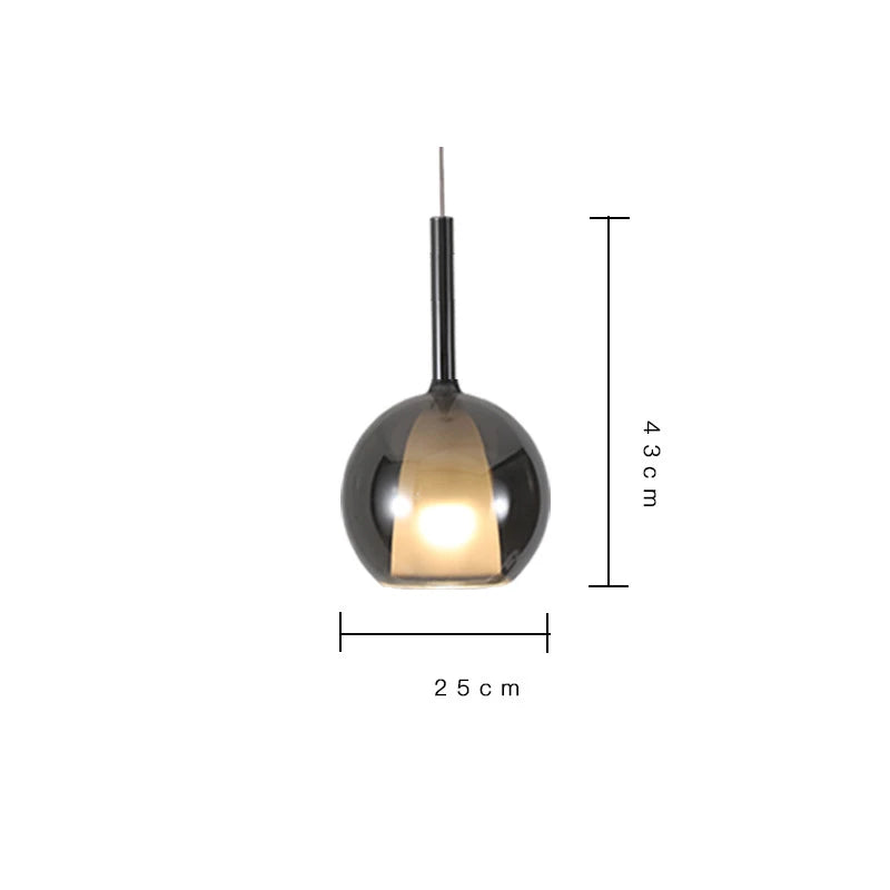 Decorbites™ Designer-Glas-Hängeleuchte für Esszimmer, Küche, Loft und Heimdekoration