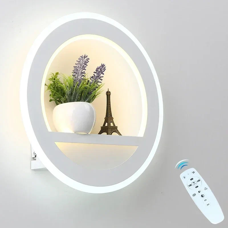 Decorbites™ dimmbare LED-Wandleuchte mit Fernbedienung für Schlafzimmer und Wohnzimmer