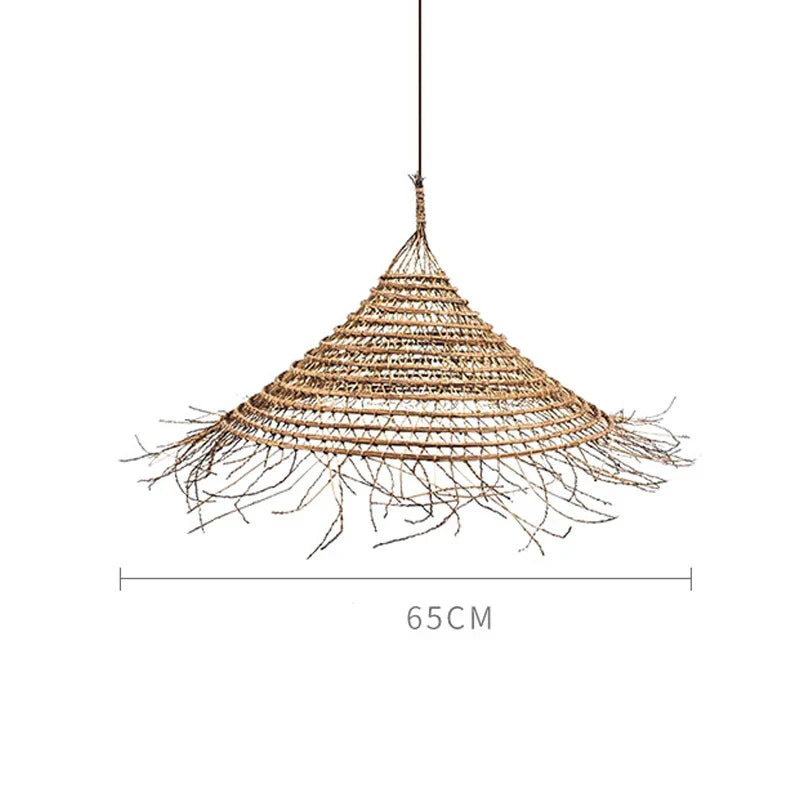 Decorbites™ Bambus-LED-Hängeleuchter für Esszimmer, Schlafzimmer, Restaurant, Hotel & Heimdekoration