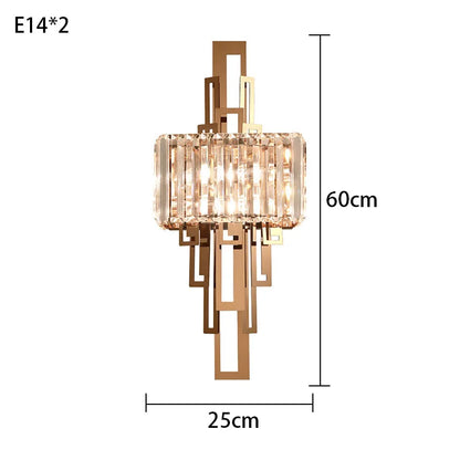 Decorbites™ Kristall-Wandleuchte: Moderne nordische Innenbeleuchtung für Wohnzimmer, Schlafzimmer und Treppenhaus